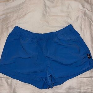 Patagonia light blue “barely baggie” shorts